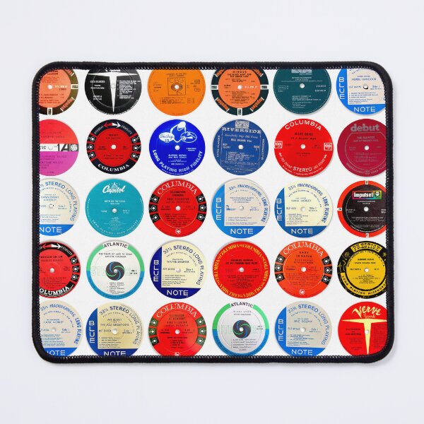 Item preview, Jazz Abstract Print - Vinyl Stickers - Greatest Jazz Music designed and sold by Mr Mustard Prints.