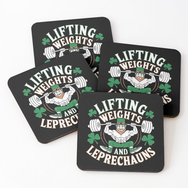 Item preview, Leprechaun Weightlifting - Irish Strength and Humor designed and sold by love3617.