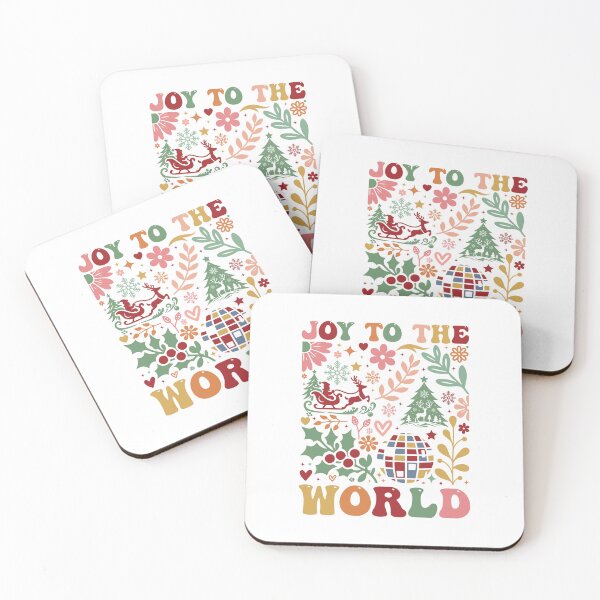 Item preview, Joy To The World Boho Flowers Merry Christmas Christmas Design designed and sold by Dominika Farkašová.