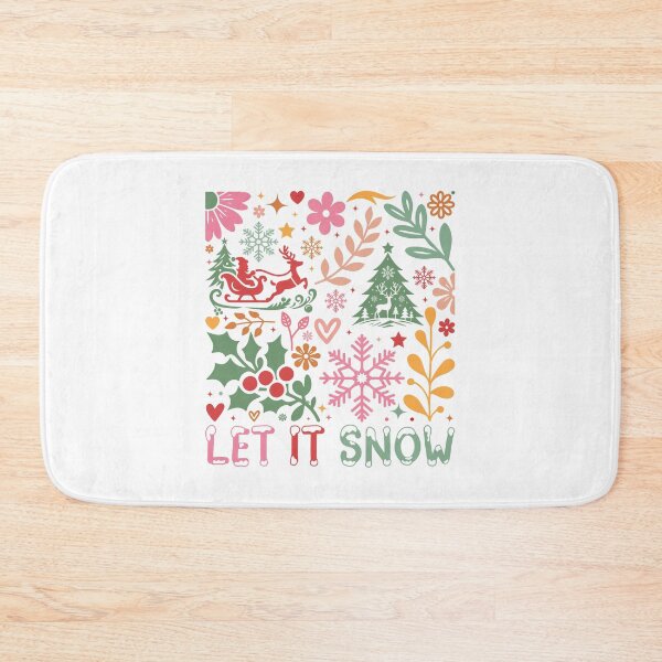 Item preview, Let It Snow Boho Flowers SVG-01Merry Christmas Christmas Design designed and sold by Dominika Farkašová.