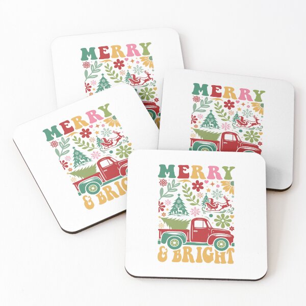 Item preview, Merry And Bright Boho Flowers Christmas Design designed and sold by Dominika Farkašová.