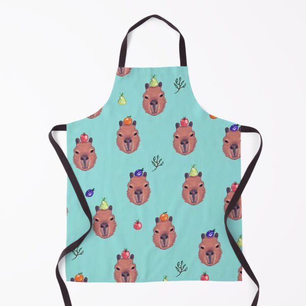 Item preview, Capybara fruits pattern kawaii designed and sold by kippeo.