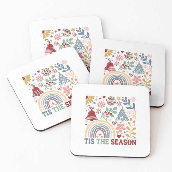 Item preview, Tis The Season Boho Flowers Christmas Design designed and sold by Dominika Farkašová.