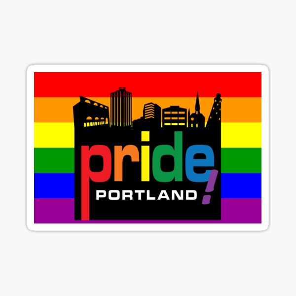 "Portland Gay Pride Portland LGBT Oregon Gay Pride" Sticker for