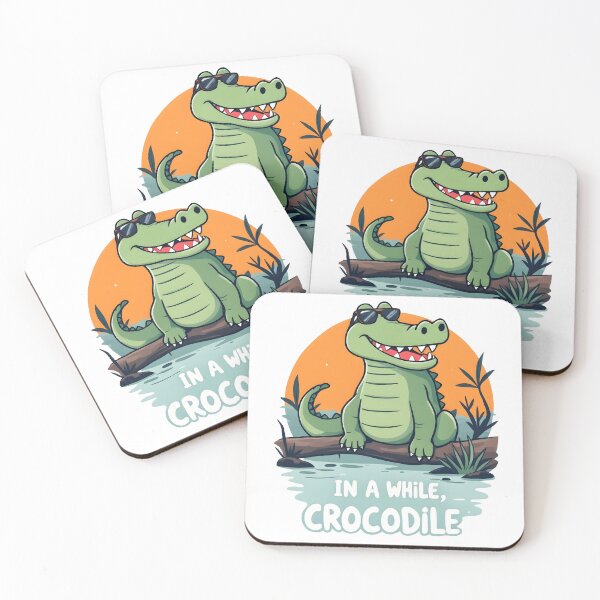 Item preview, Funny Crocodile - In a while crocodile designed and sold by Channel1Design.