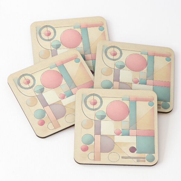 Item preview, Kandinsky Shapes Composition designed and sold by maniacfitness.