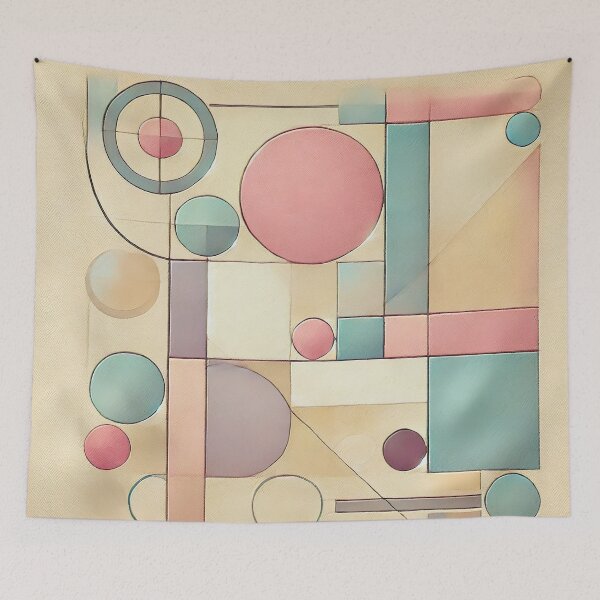 Item preview, Kandinsky Shapes Composition designed and sold by maniacfitness.