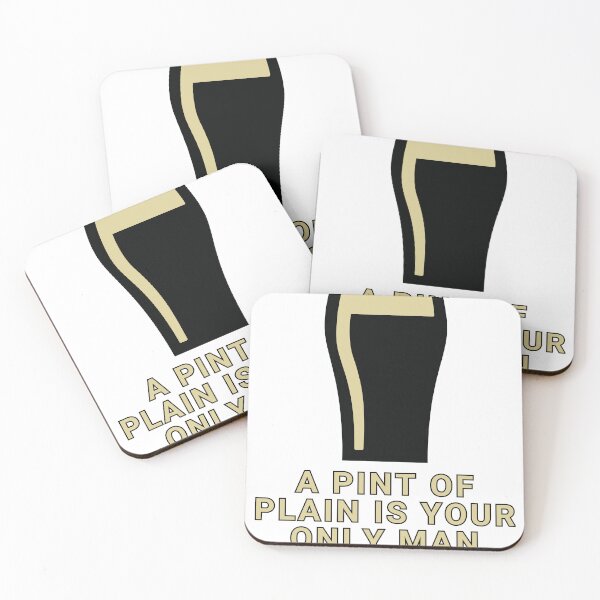 Item preview, A pint of plain is your only man designed and sold by Melty Shirts.
