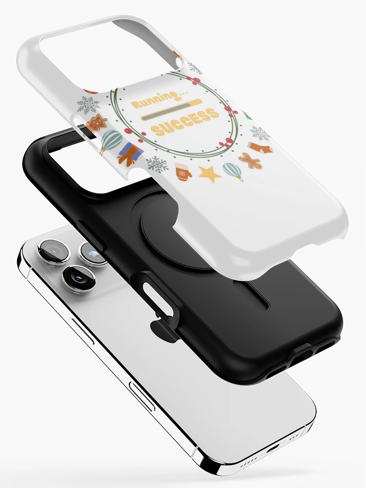 Thumbnail 2 of 4, iPhone Case, Festive Loading - Christmas "Running... Success!" designed and sold by I-RDesign.