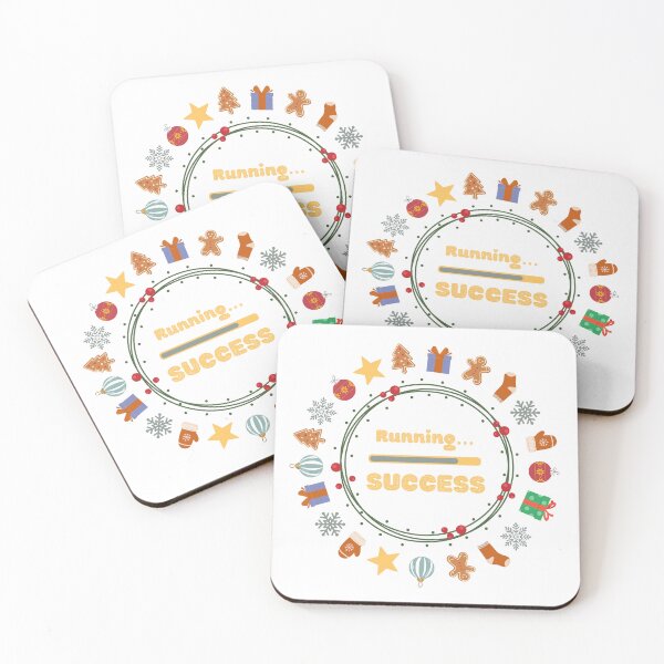 Item preview, Festive Loading - Christmas "Running... Success!" designed and sold by I-RDesign.
