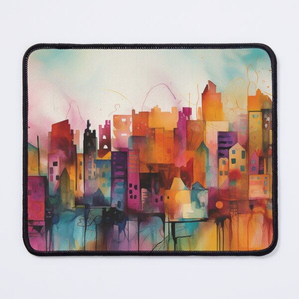 Item preview, Abstract Ink Cityscape Artwork designed and sold by Desireehaz.