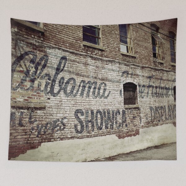 Item preview, Vintage Alabama Fixture Company Ad Art Print - Industrial Brick Design designed and sold by FraireDesign.