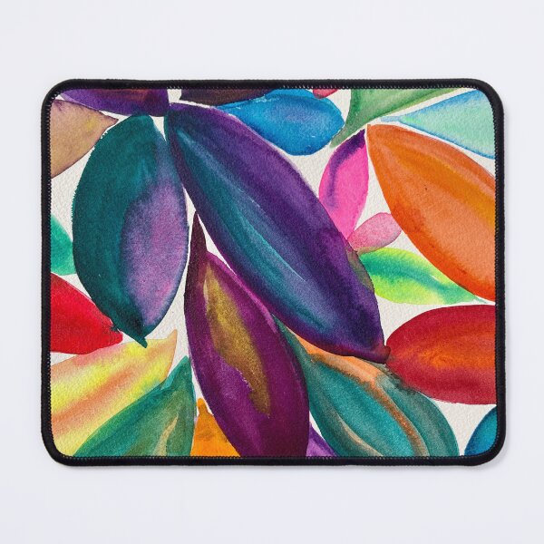 Item preview, Psychedelic Leaves Abstract Watercolour designed and sold by LakeArtWorks.