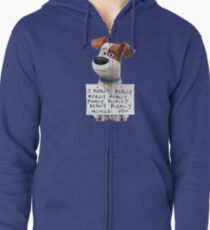 The secret life of pets Max Zipped Hoodie
