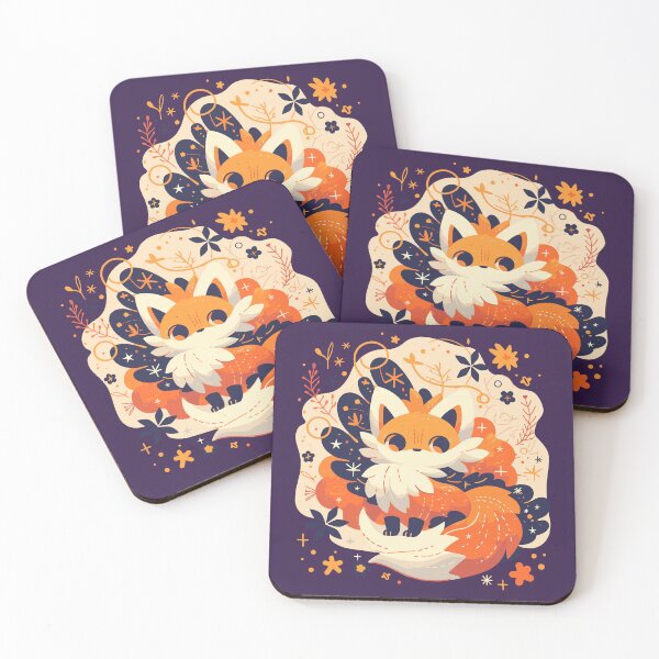 Item preview, Red fox spirit of the wild designed and sold by etherElric.