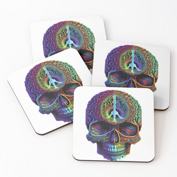 Item preview, Psychedelic Awakening - Skull of Creation designed and sold by Art&couleurs .