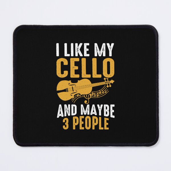 Item preview, Musical Vibes Violin Cello Quote designed and sold by Belhbib Art ⭐⭐⭐⭐⭐.
