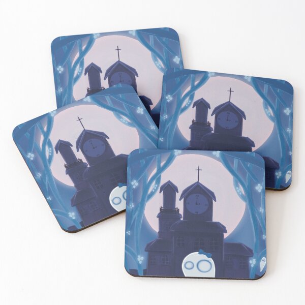 Item preview, Creepy cute puzzle, ghosts, soft atmosphere and moonlight designed and sold by HappyRiri.