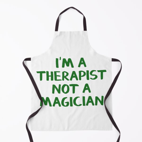 Item preview, I'm a therapist not a magician designed and sold by Angry Swan Designs.