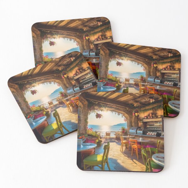 Item preview, Mediterranean Magic Italian Cafe on the Beach designed and sold by BlareBlare.