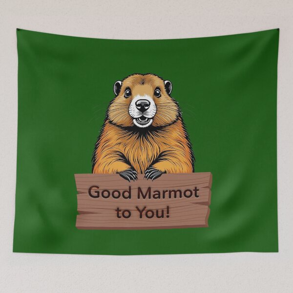 Item preview, Good Marmot to You! designed and sold by ChickenFund.