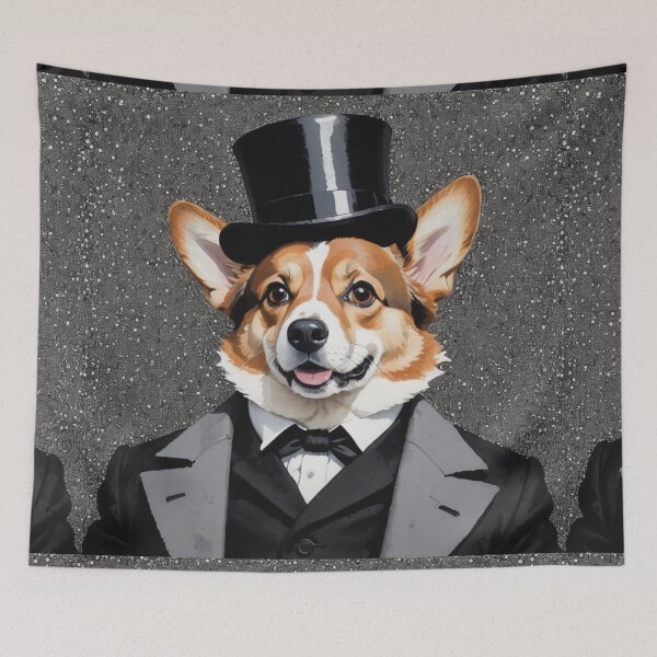 Item preview, Dapper Corgi in a Tophat designed and sold by Slick-Waffles.