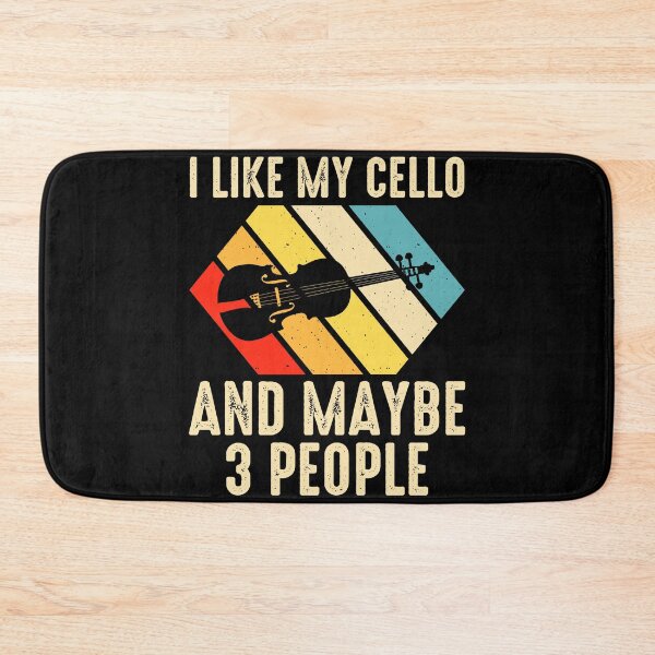 Item preview, Funny Quote Retro vintage Cello designed and sold by Belhbib Art ⭐⭐⭐⭐⭐.