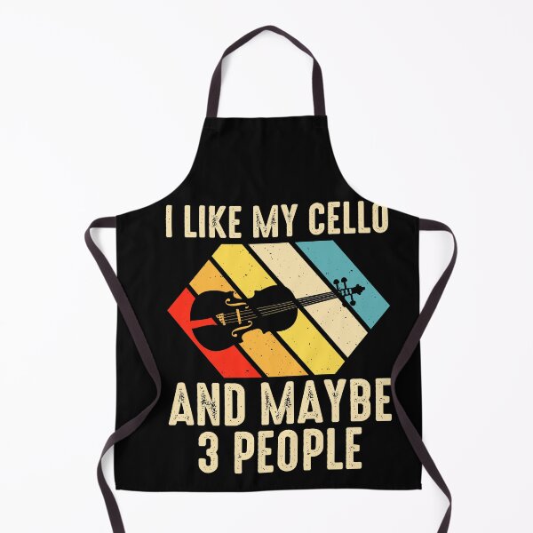 Item preview, Funny Quote Retro vintage Cello designed and sold by Belhbib Art ⭐⭐⭐⭐⭐.