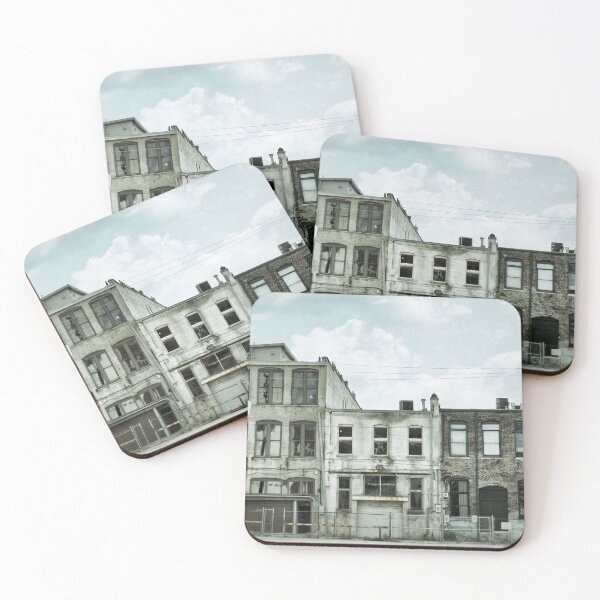 Item preview, Historic Brick Buildings Street View Art Print - Birmingham, Alabama designed and sold by FraireDesign.