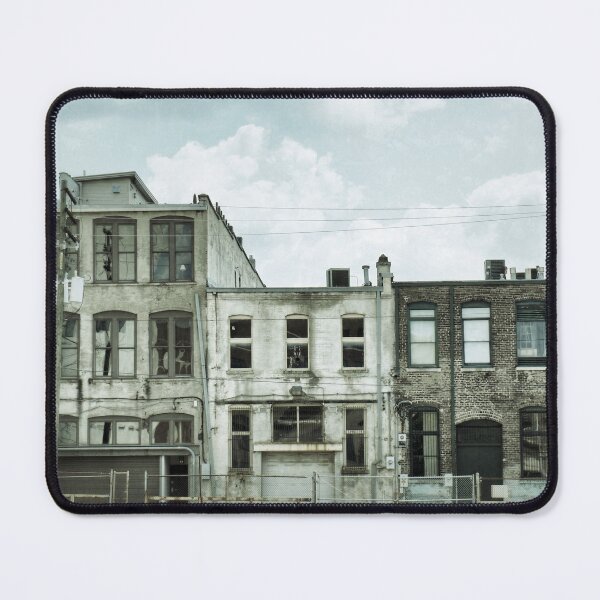 Item preview, Historic Brick Buildings Street View Art Print - Birmingham, Alabama designed and sold by FraireDesign.