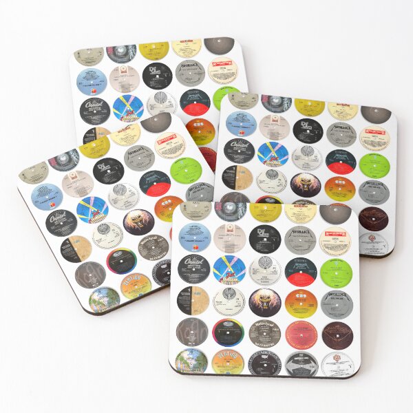 Item preview, Heavy Metal Abstract Print - Vinyl Stickers - Greatest Metal Music designed and sold by Mr Mustard Prints.