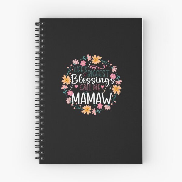 Item preview, Copy of Life's Biggest Blessings Call Me Mamaw- Floral Grandmother Design designed and sold by Tujzui.