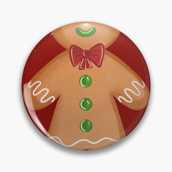 Item preview, Christmas Gingerbreadman Dark Red Merry christmas sticker designed and sold by SimplyPsycho.