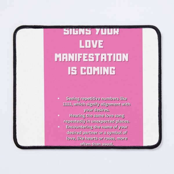 Item preview, signs your love manifestation is coming designed and sold by CUTESTUFFnow.