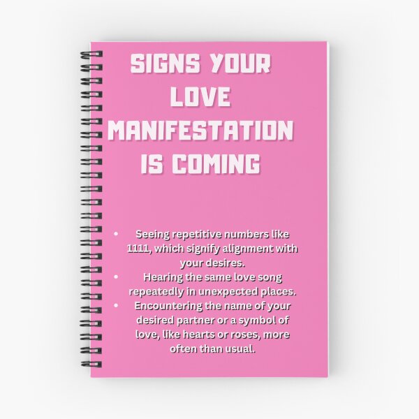 Item preview, signs your love manifestation is coming designed and sold by CUTESTUFFnow.