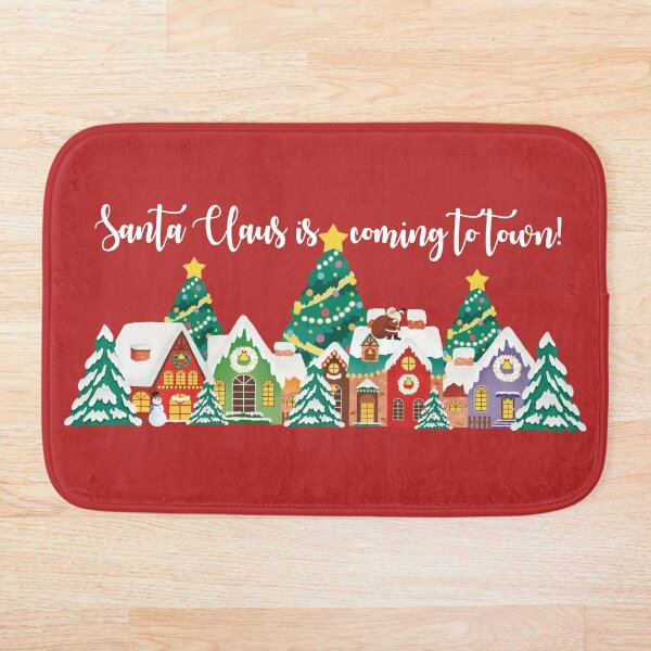 Item preview, Pueblo navideño nevado v2 santa claus designed and sold by AriLady.