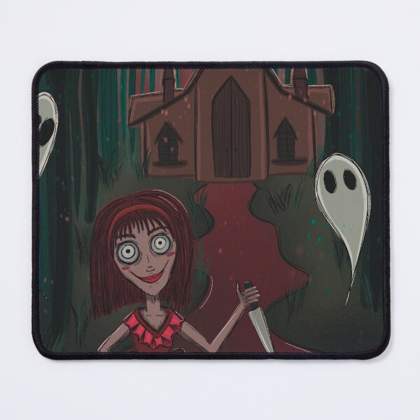 Item preview, Puzzle Illustration killer creepy cute, ghosts, halloween atmosphere designed and sold by HappyRiri.