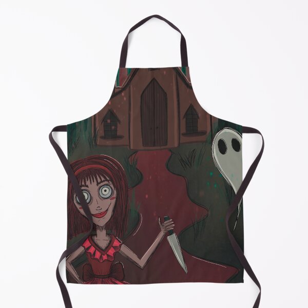 Item preview, Puzzle Illustration killer creepy cute, ghosts, halloween atmosphere designed and sold by HappyRiri.