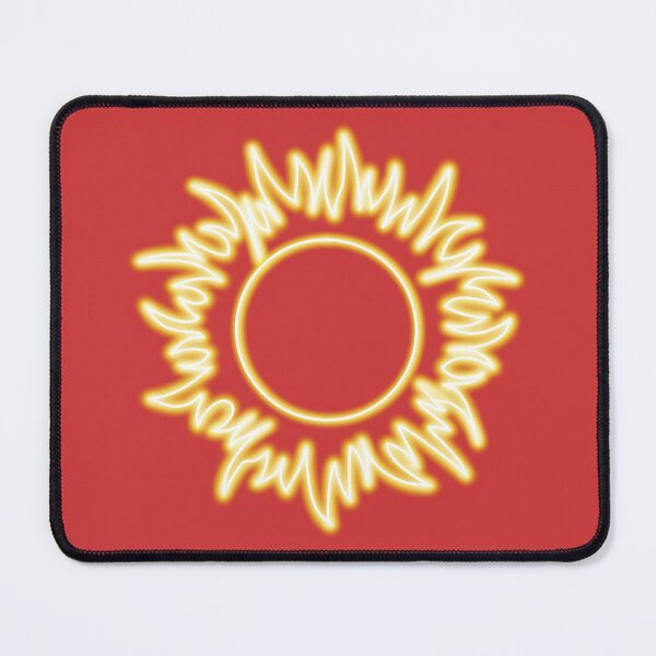 Item preview, Neon effect sun design #1 red background designed and sold by PEB-creative24.