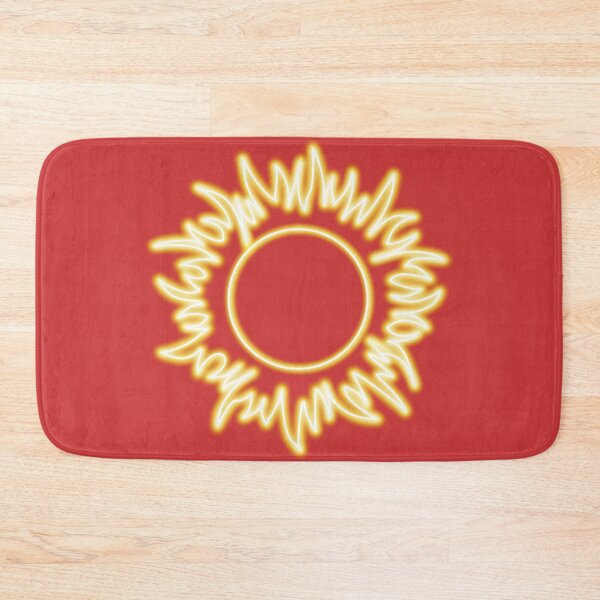 Item preview, Neon effect sun design #1 red background designed and sold by PEB-creative24.