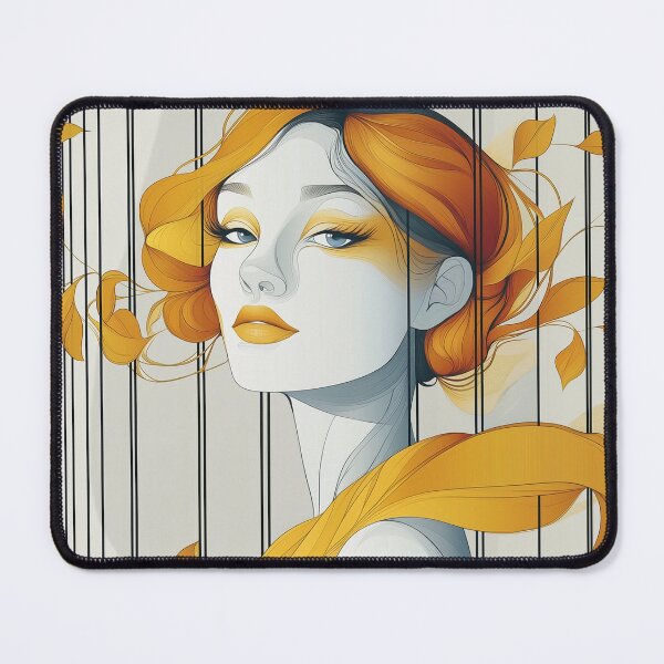Item preview, Windswept Girl, Stylised Design designed and sold by Shoot-The-Moon.