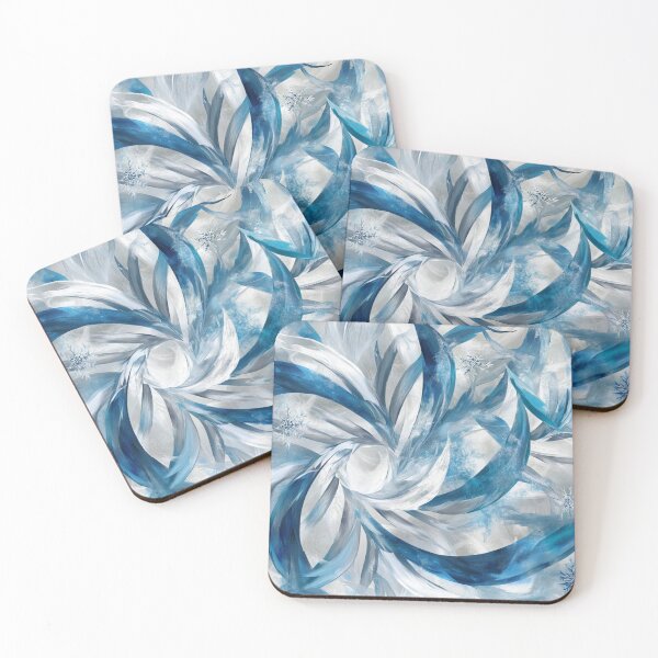 Item preview, Winter Whimsy Artwork in Royal Blue designed and sold by Desireehaz.