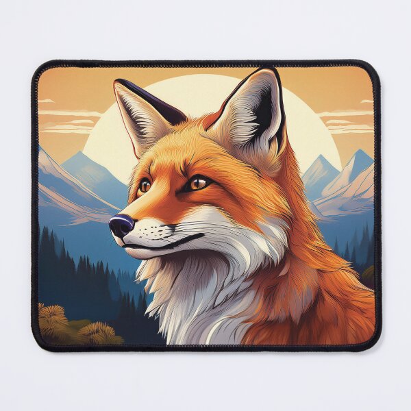 Item preview, Fox with Vibrant Sunny Background designed and sold by Brakeless-Dsgn.