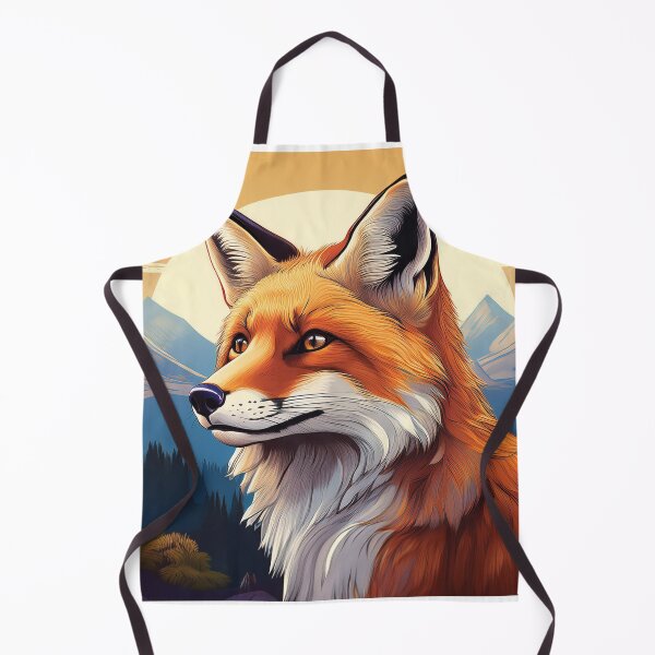 Item preview, Fox with Vibrant Sunny Background designed and sold by Brakeless-Dsgn.