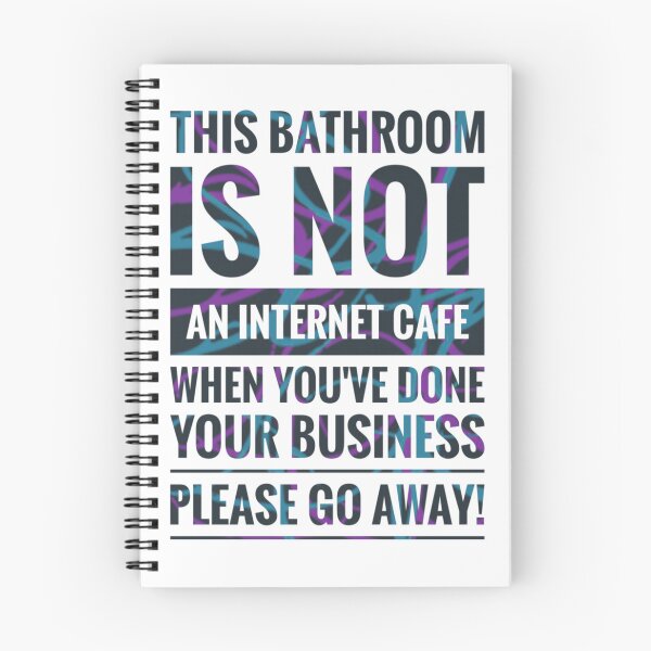 Item preview, Toilet Humour WC funny Sign by Jenny Meehan  designed and sold by Jenny Meehan Art Prints and Patterns  .