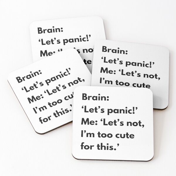 Item preview, Too Cute to Panic designed and sold by Have Mercy.