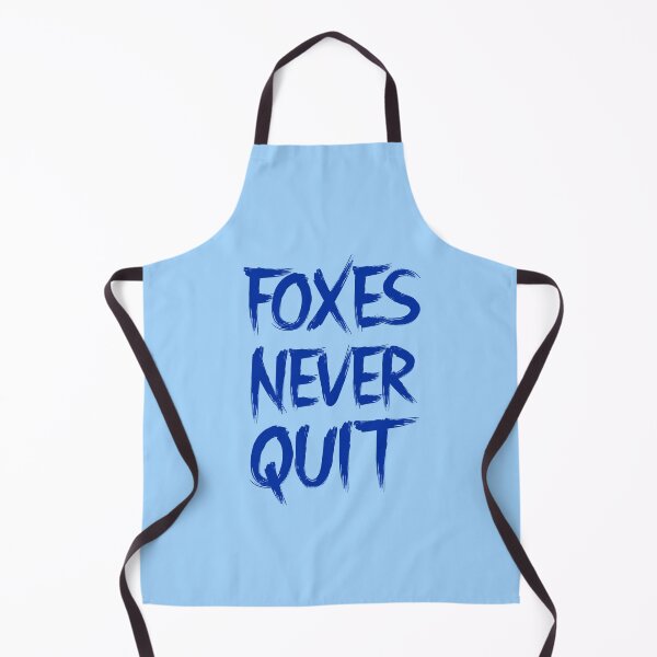 Item preview, Foxes Never Quit blue 2 designed and sold by VRedBaller.