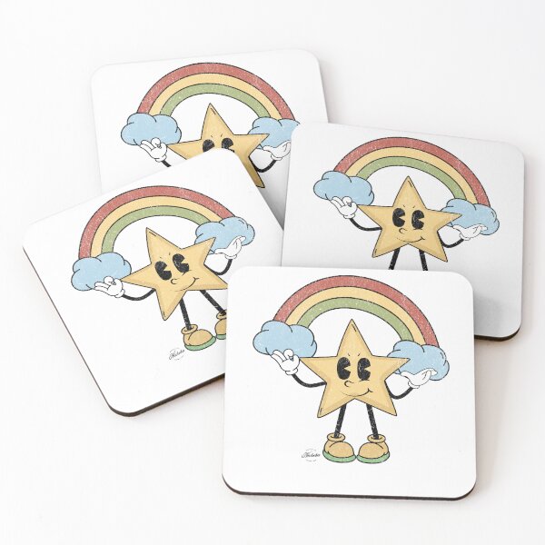 Item preview, Vintage Cartoon Character Star with rainbow designed and sold by Nicheba.