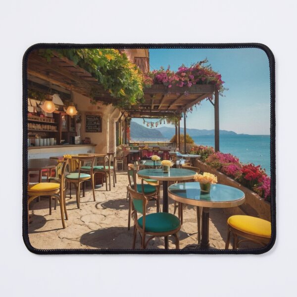 Item preview, Italian Beachfront Cafe Bliss designed and sold by BlareBlare.