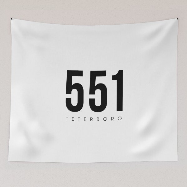 Item preview, Teterboro, NJ - 551 Area Code design designed and sold by CartoCreative.